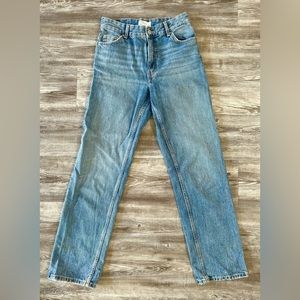 Bershka straight leg high-rise jeans